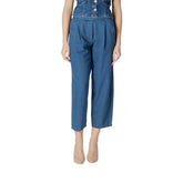 ICHI Blue Cotton Jeans Denim